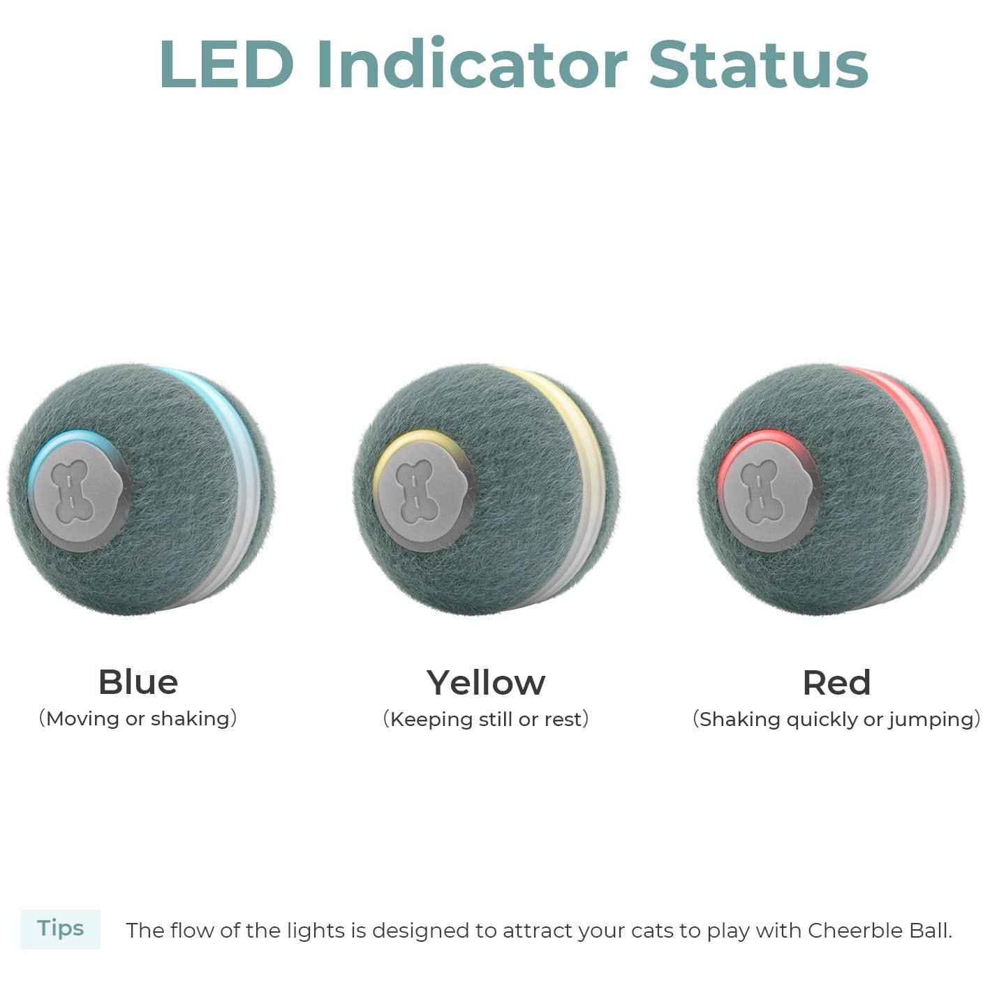 Cheerble M1 Mini Cat Ball (Green)