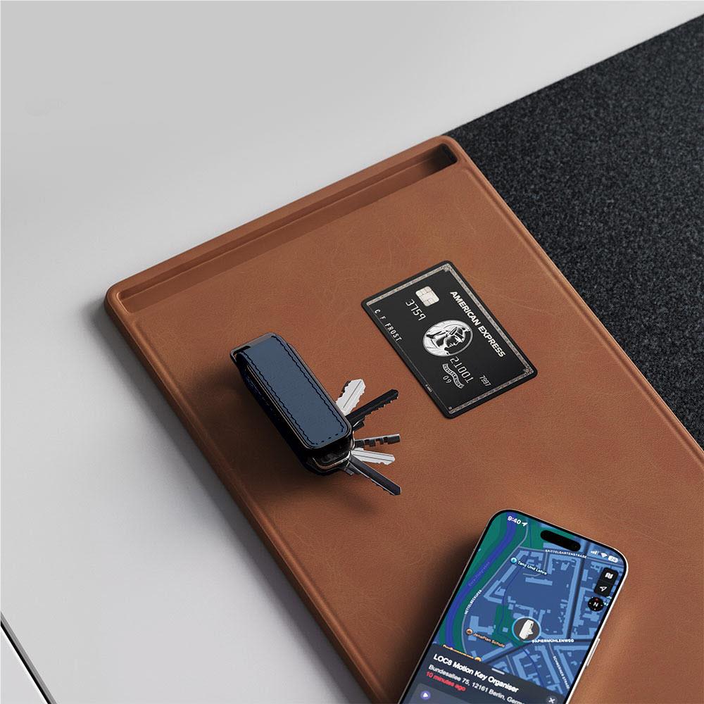 Journey LOC8 Urban Leather Key Organiser (Blue)