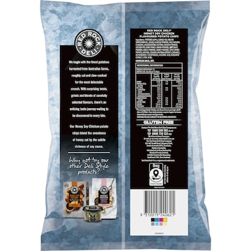 Red Rock Deli Potato Chips Honey Soy Chicken 165g