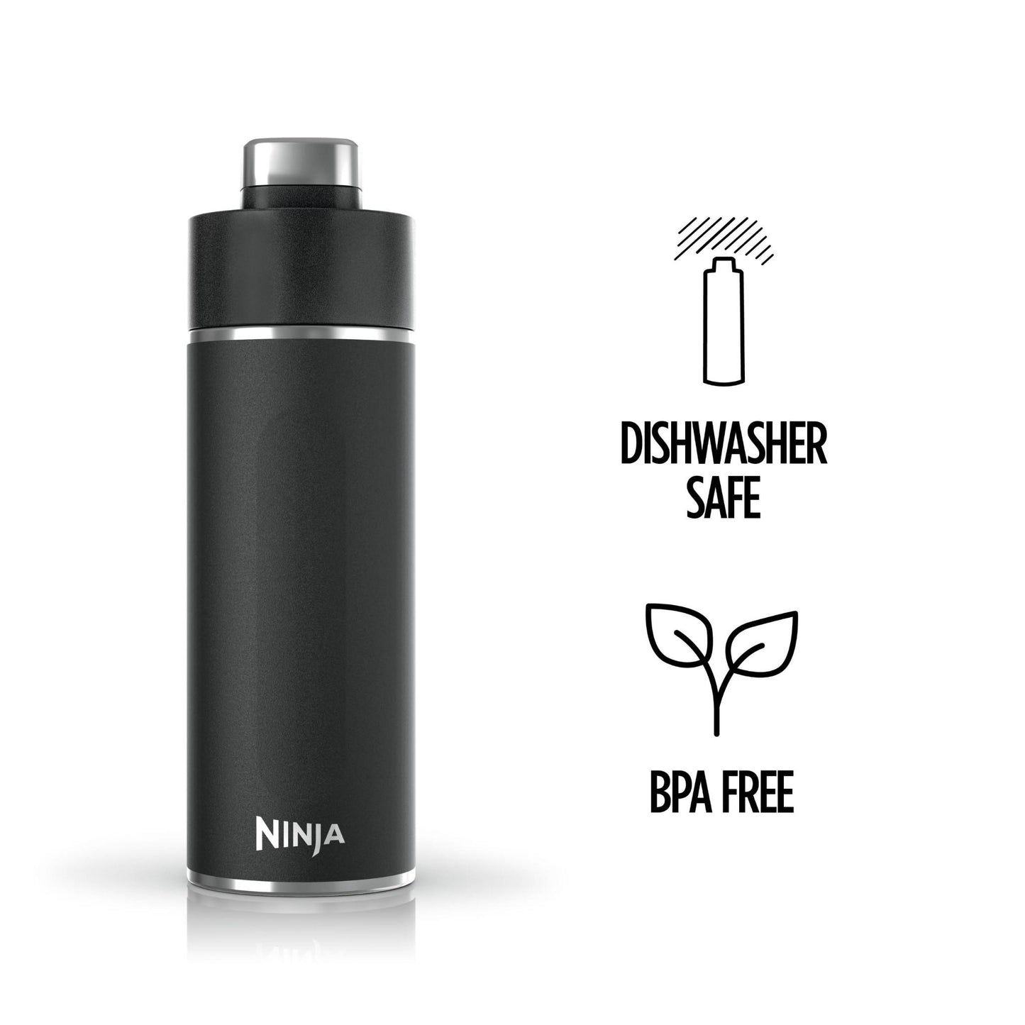 Ninja Thirsti 700ml Travel Bottle (Onyx Black)