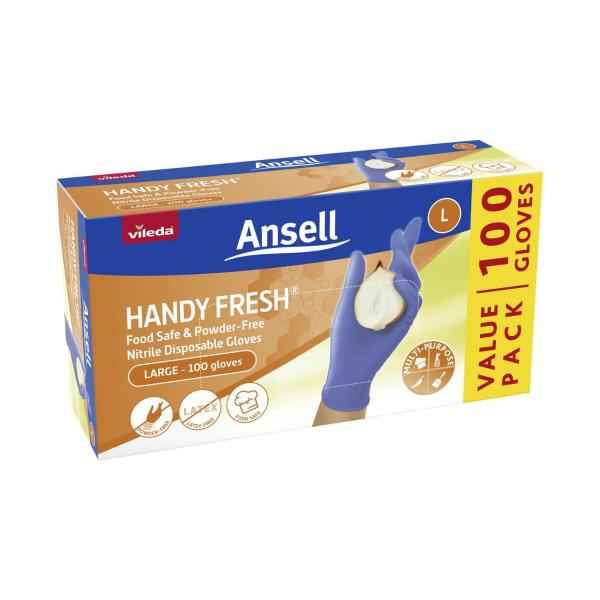 Ansell Handy Fresh Nitrile Gloves Large