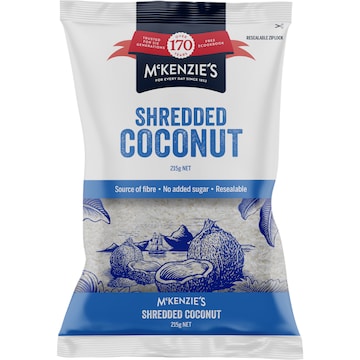 McKenzie's Coconut Shredded Loose 215g