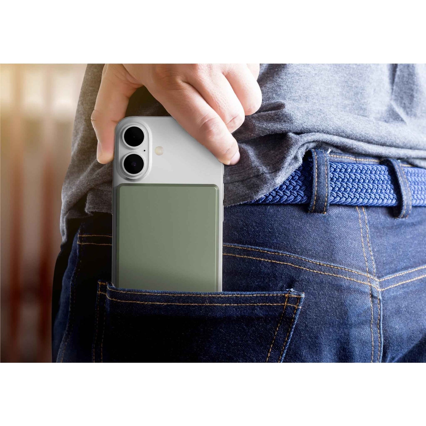 Cygnett Charge Connect 5K Magnetic Slim Power Bank (Green)