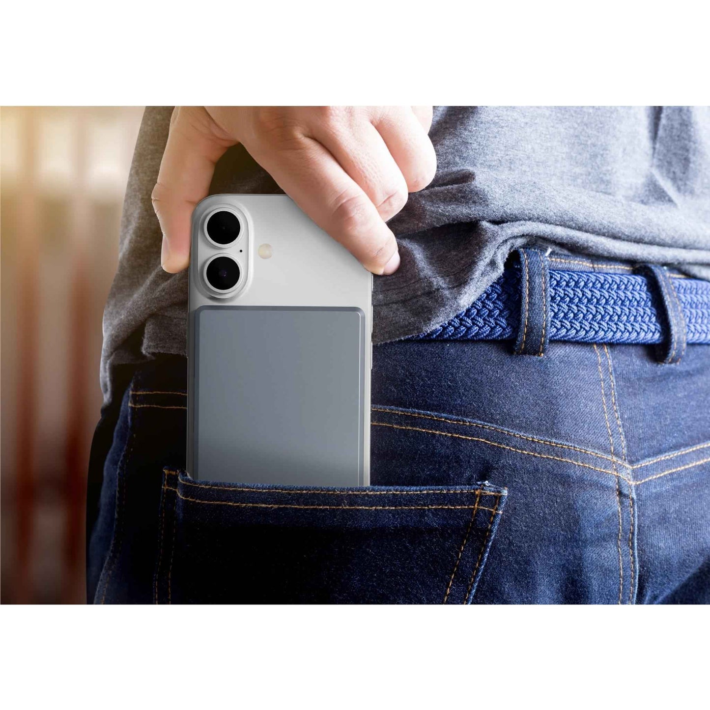 Cygnett Charge Connect 5K Magnetic Slim Power Bank (Blue)