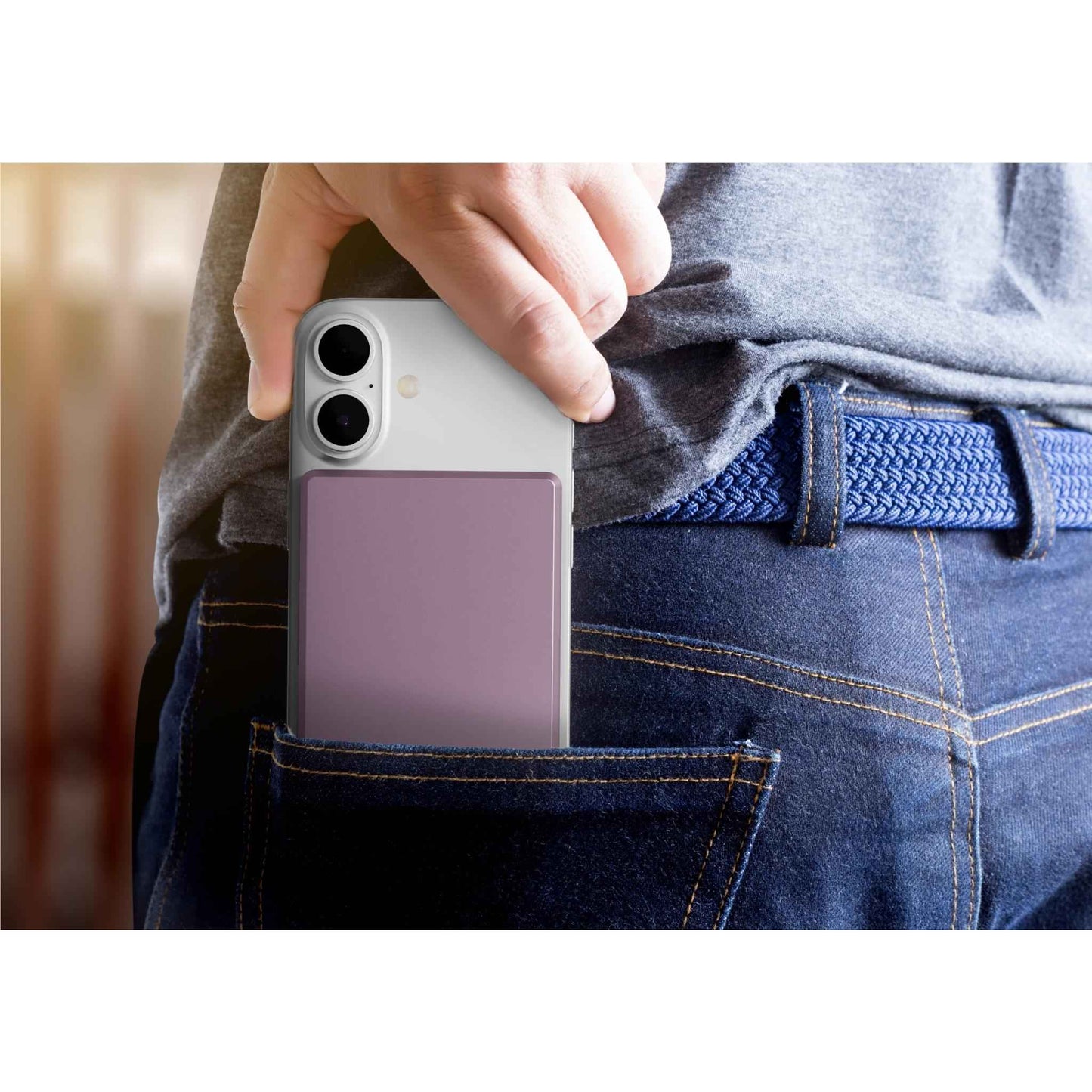 Cygnett Charge Connect 5K Magnetic Slim Power Bank (Pink)