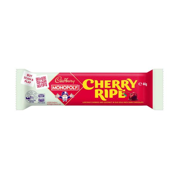 CADBURY CHERRY RIPE CHOCOLATE BAR 44G