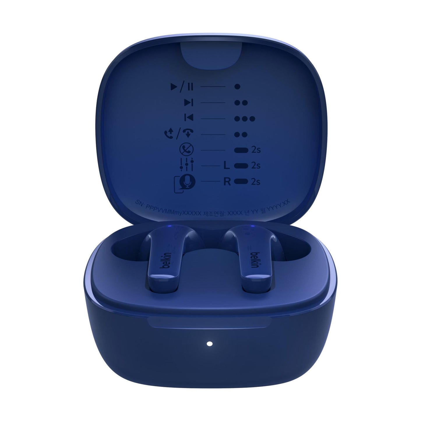 Belkin SoundForm Motion 2 True Wireless Headphones (Blue)