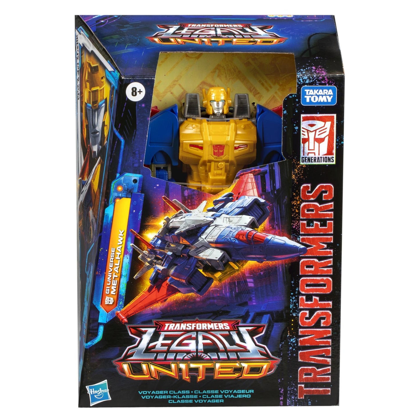 Transformers - Legacy United: Voyager Class Super-God Masterforce Metalhawk Figure