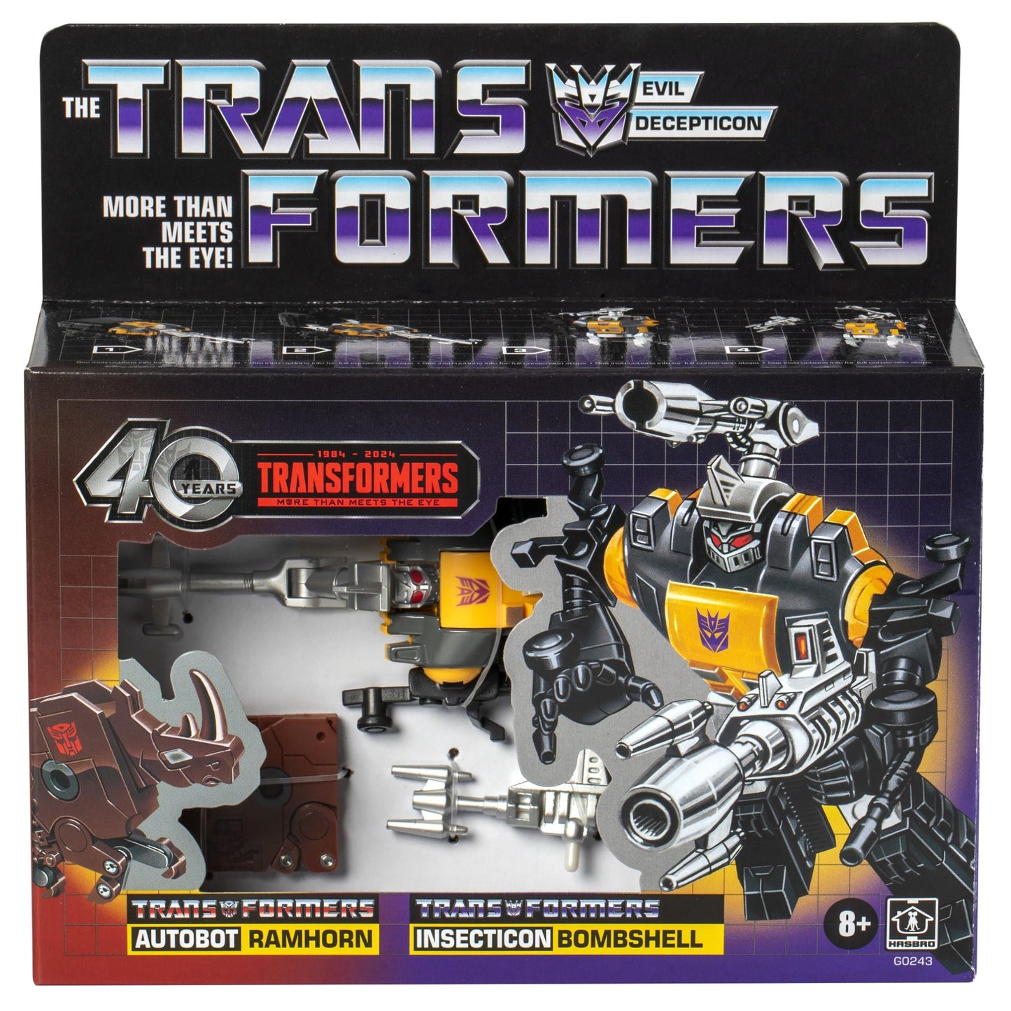 Transformers - Retro: 40th Anniversary G1 Bombshell & Ramhorn Figures