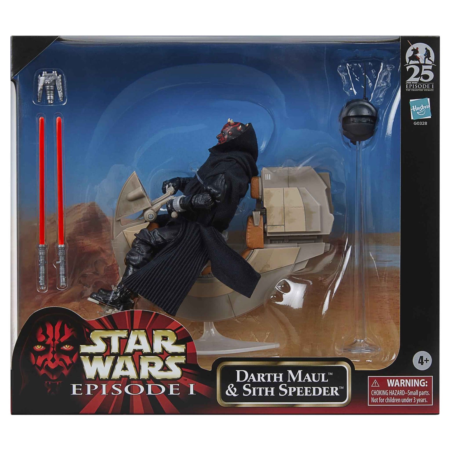 Star Wars - The Black Series: Darth Maul & Sith Speeder Figure