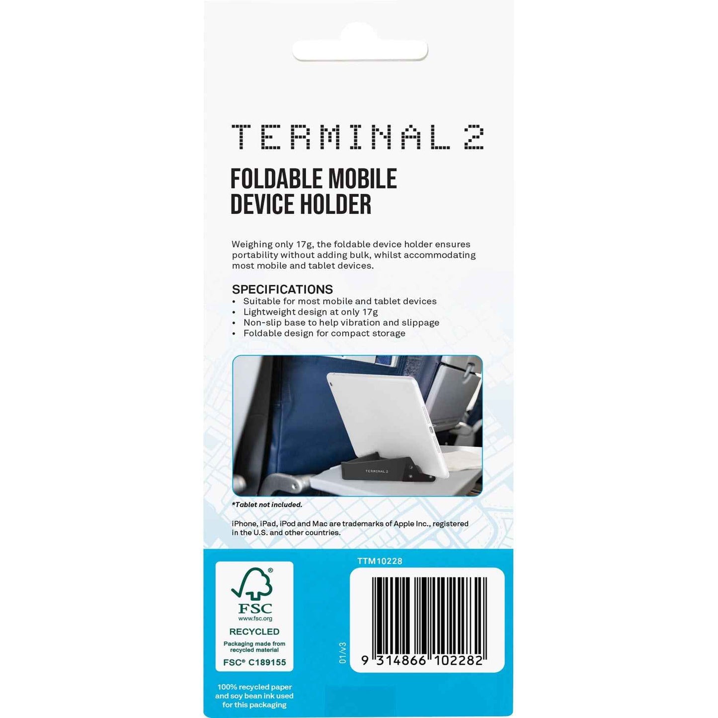 Terminal 2 Foldable Mobile Device Holder