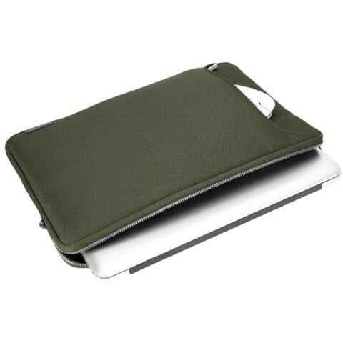 Generation Earth Berlin Recycled 15.6-16" Laptop Sleeve (Olive/Silver)