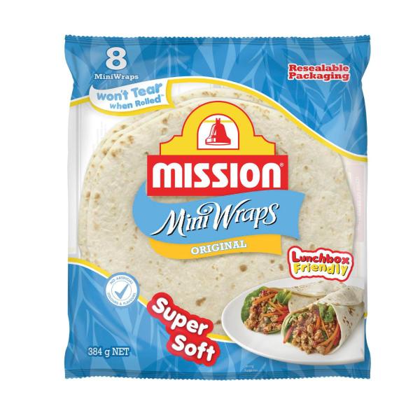 MISSION MINI WRAPS ORGINAL 8PK