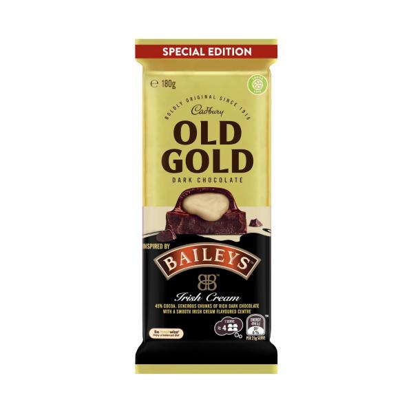 Old Gold Baileys Dark Chocolate Block