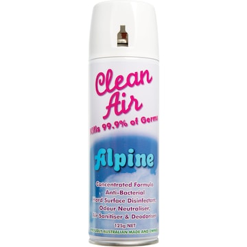 Clean Air Manual Spray Freshener Alpine 125g