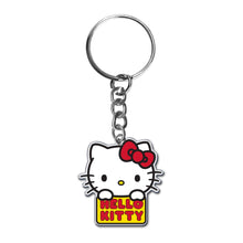Hello Kitty - Logo Metal Keyring