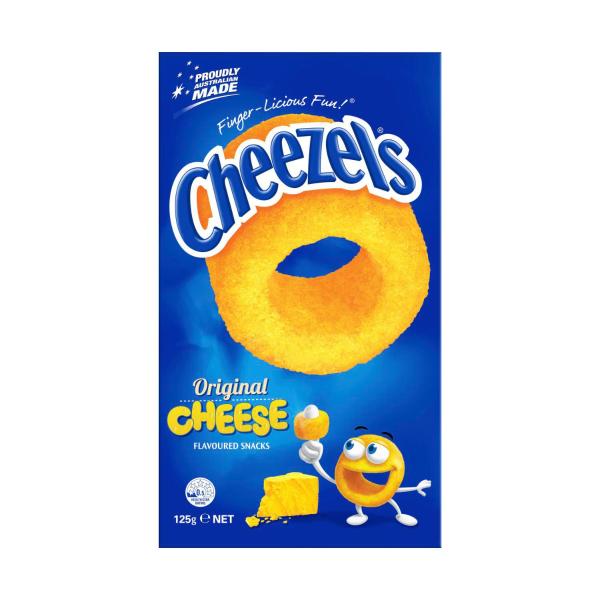 CHEEZELS CHEESE SNACKS:CHEESE:.:125 GRAM