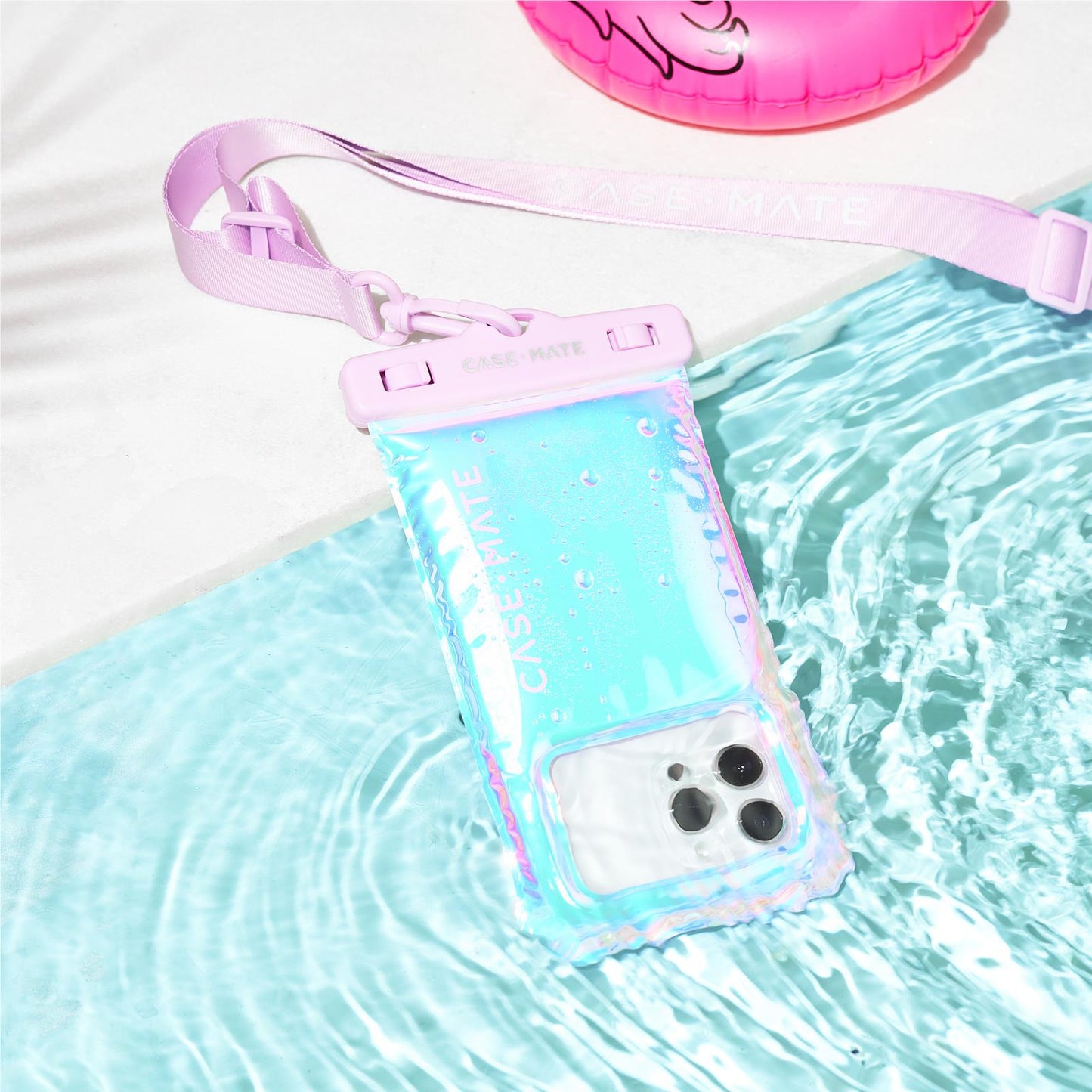 Case-Mate Waterproof Floating Pouch Large (Soap Bubble)