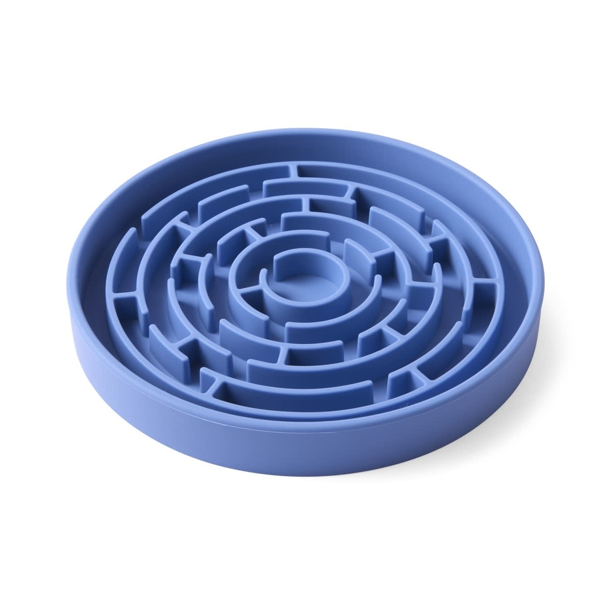 Pet Silicone Feeding Plate - Blue