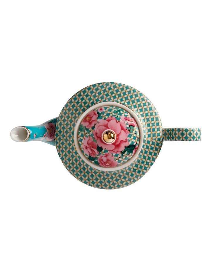 Teas & C's Silk Road Teapot Tea for One with Infuser 500ml in Aqua