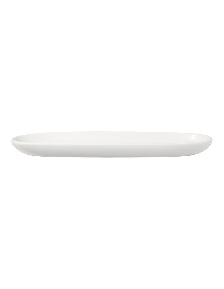White Basics Oblong Platter 40x12.5cm in White