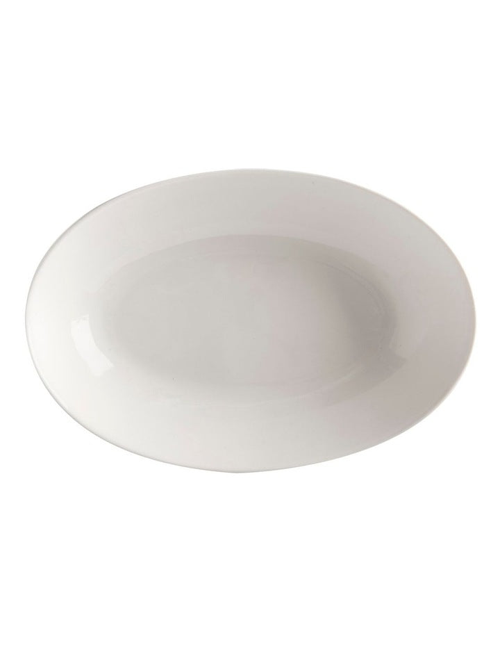 White Basics Oval Bowl 25x17cm in White