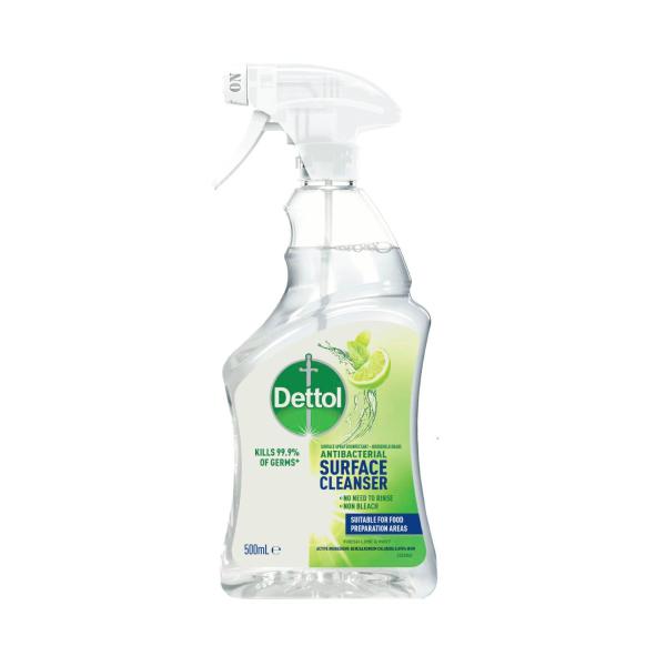 DETTOL ANTIBACTERIAL SURFACE CLEANSER LIME MINT 500ML