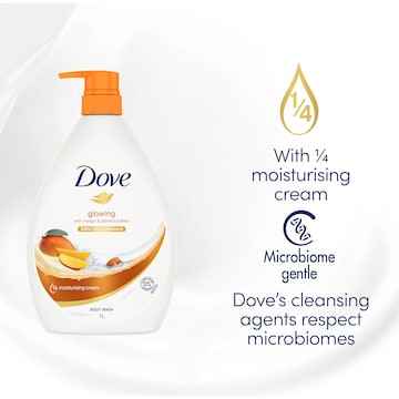 Dove Body Wash Smooth Glow 1L