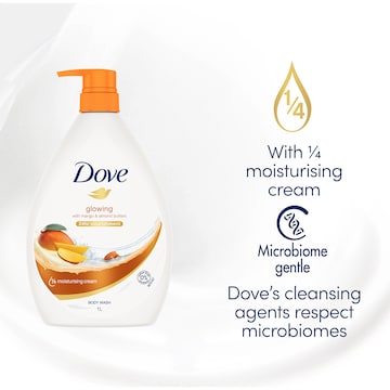 Dove Body Wash Smooth Glow 1L