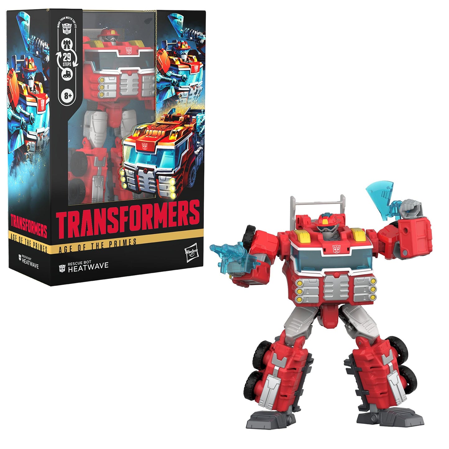 Transformers - Age Of The Primes: Voyager Class: Rescue Bot Heatwave Figure