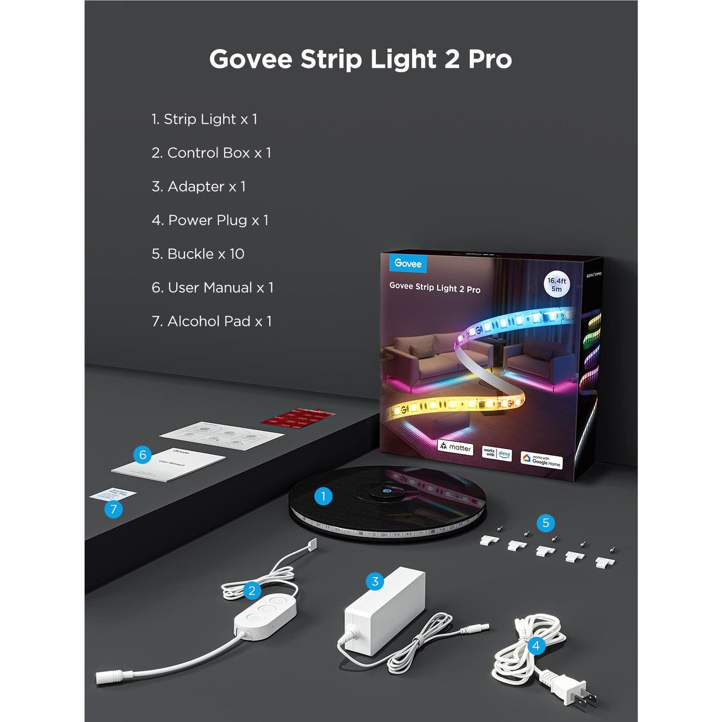 Govee Strip Light 2 Pro (2m)