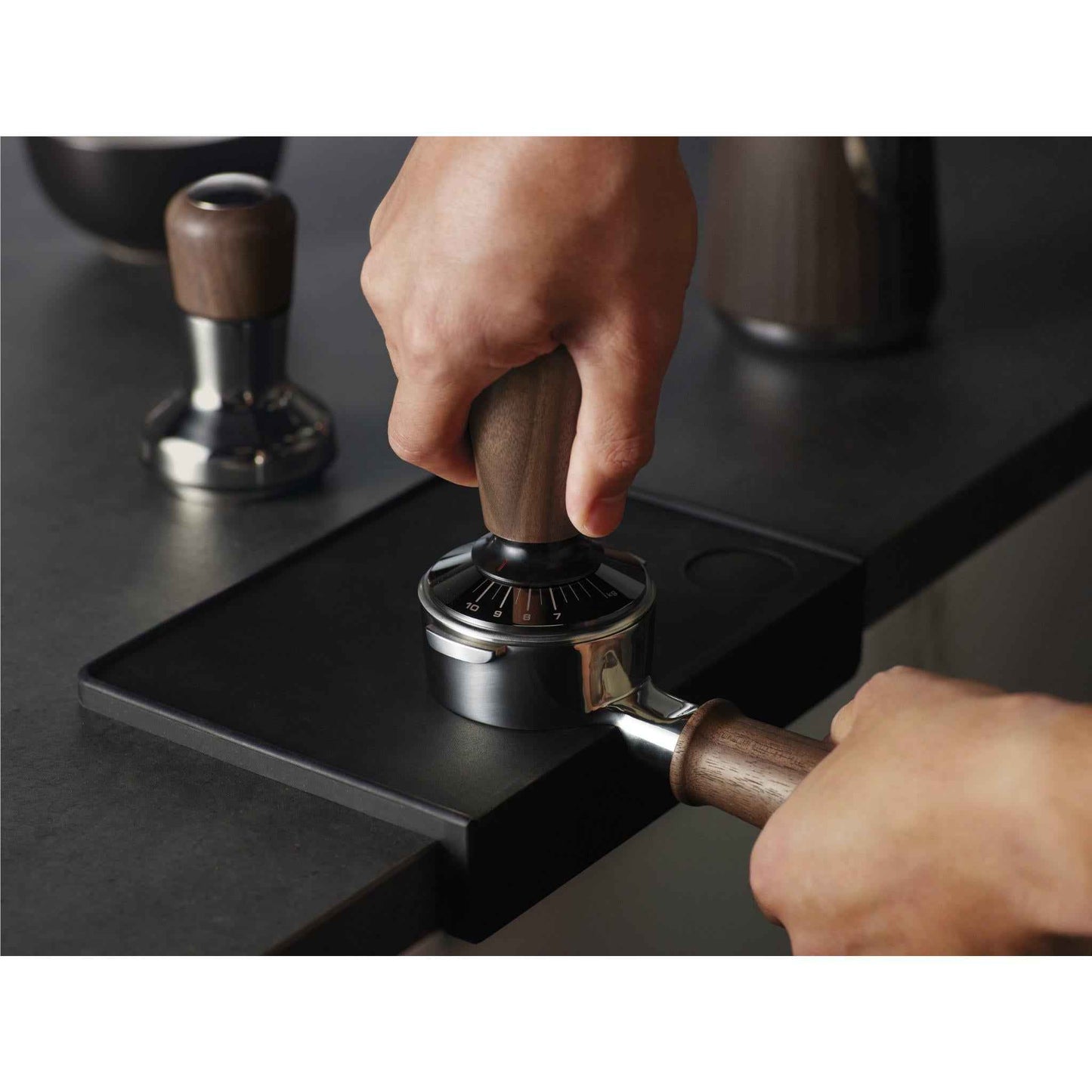 Breville the Force Gauge Tamper 58mm (Walnut)