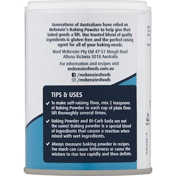 McKenzie's Baking Powder 125g