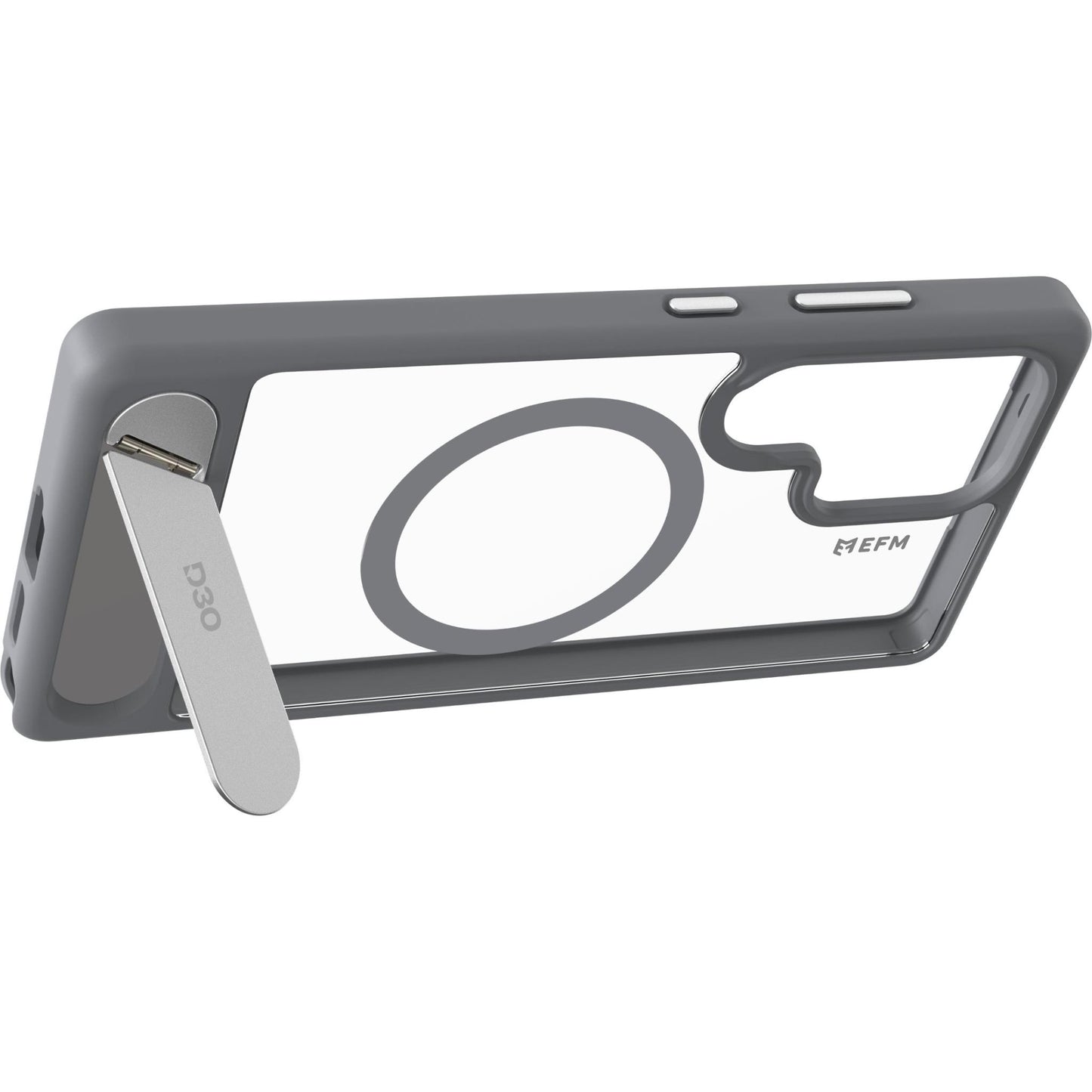 EFM Alta Case with D3O BIO for Galaxy S25 Ultra (Grey/Clear)