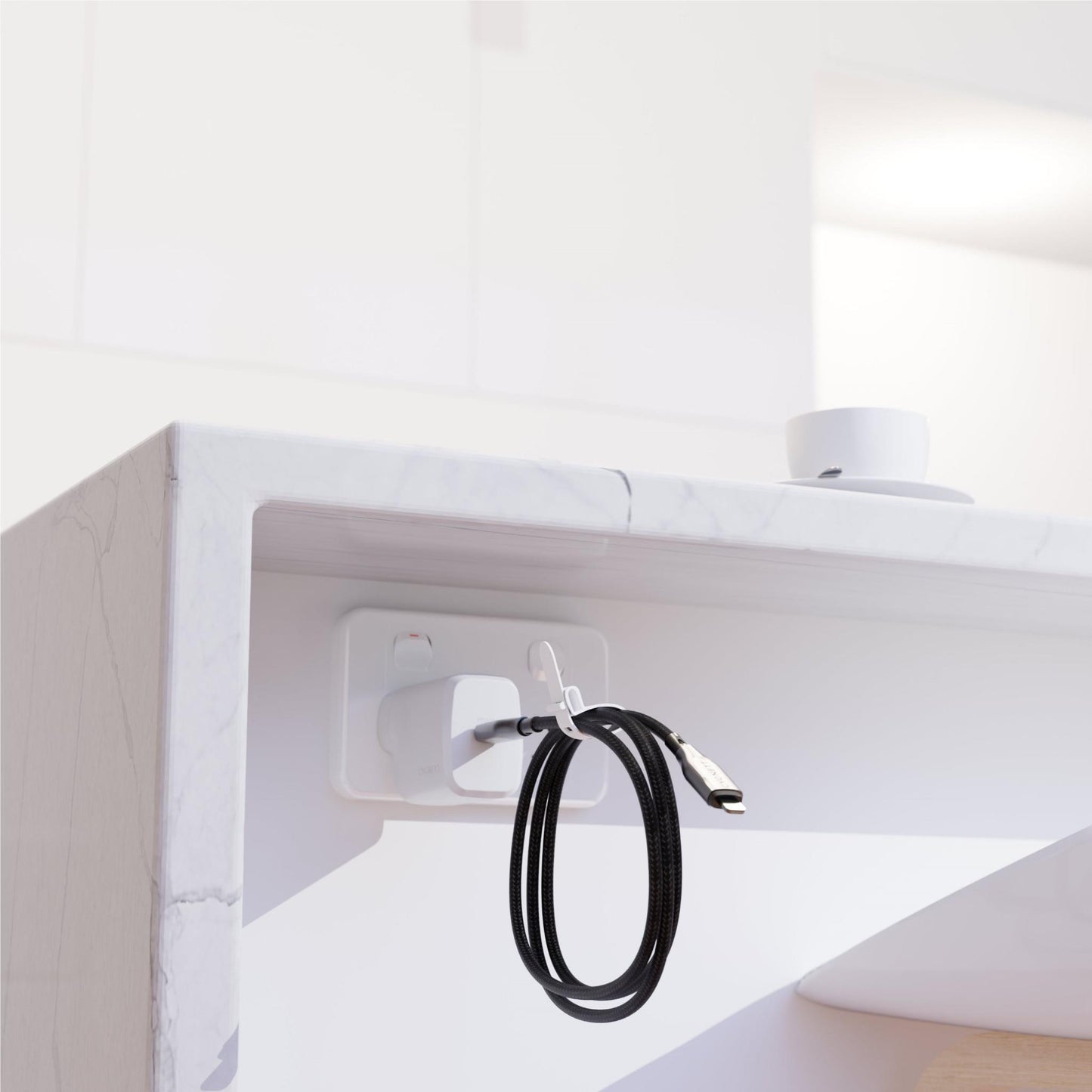 Cygnett TangleTamer Cable Tie Organisers 6 Pack (Black)