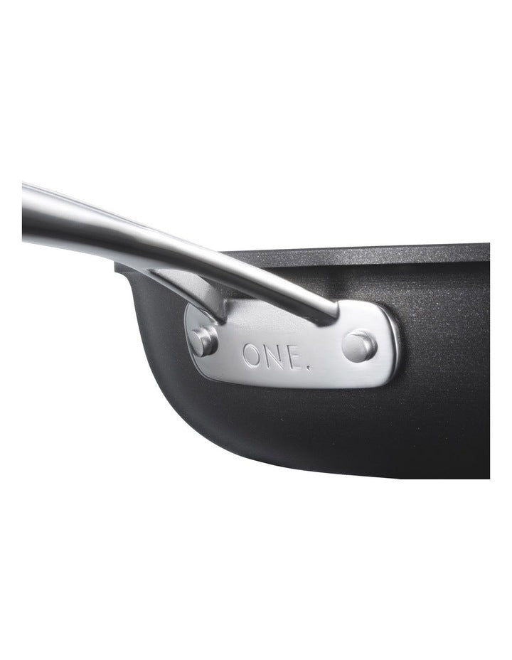 One Hard Anodised Frypan 30cm in Black
