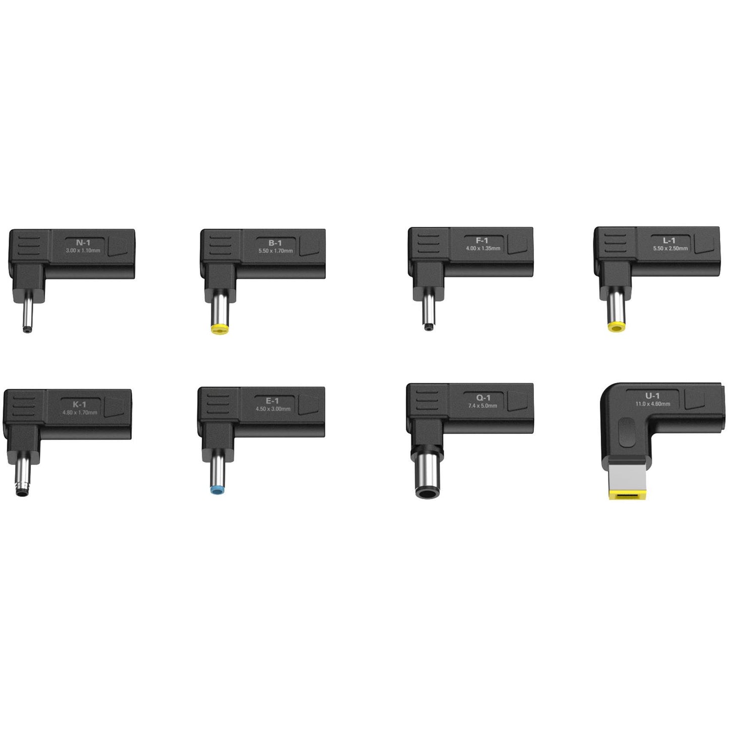 Bonelk Long-Life 100W GaN Multi-Device Laptop Charger, In-Built Cable - 1.5m (Black)