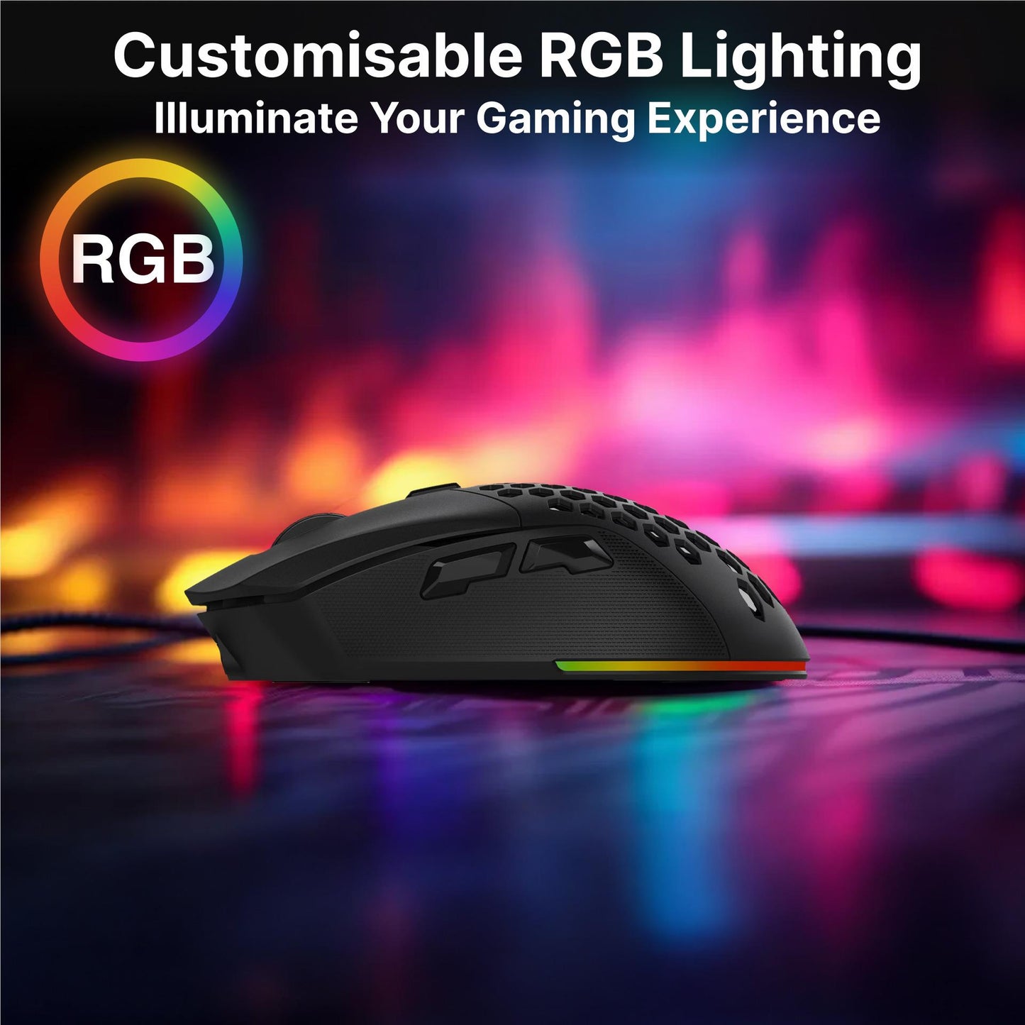 GTEK Storm Wired RGB Gaming Mouse