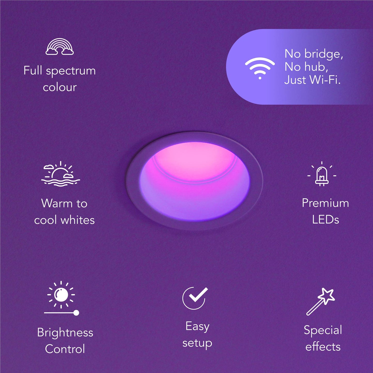 LIFX Recessed Downlight Colour 90MM