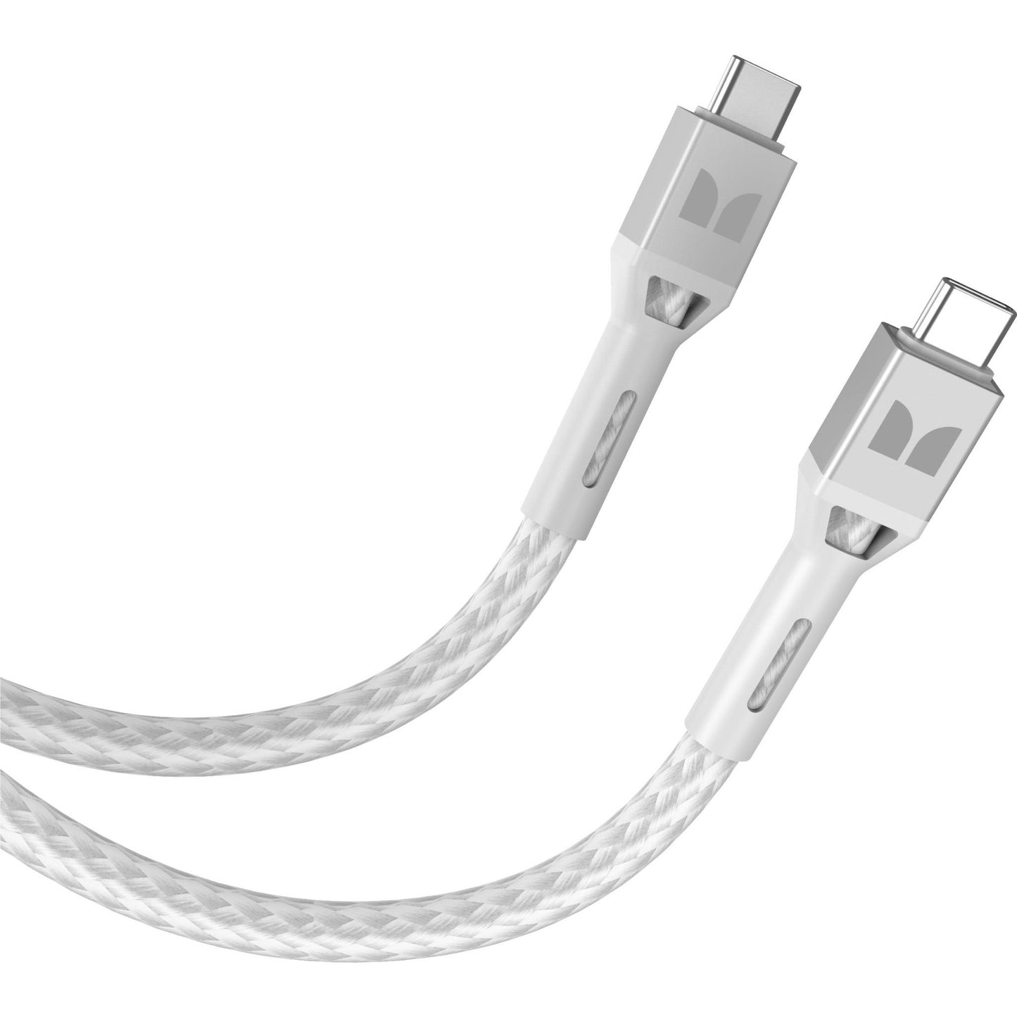 Monster 100W USB-C to USB-C Cable 2m (White)
