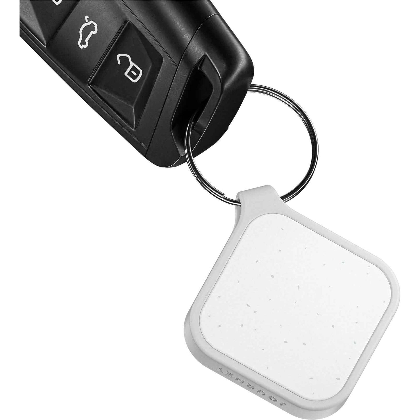 Journey Loc8 Fob Apple Find My Rechargeable Bluetooth Tracker (Sparkle Grey)