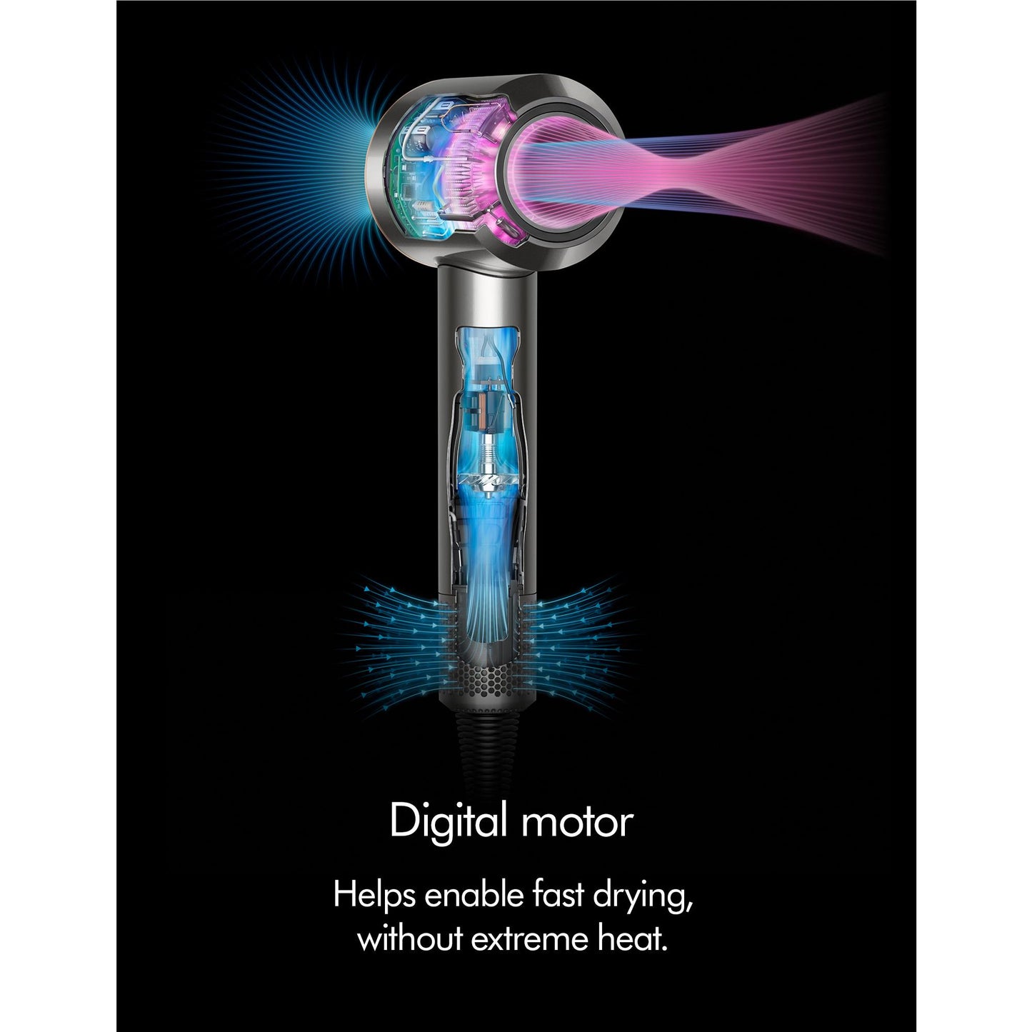 Dyson Supersonic Hair Dryer (Prussian Blue/Rich Copper)