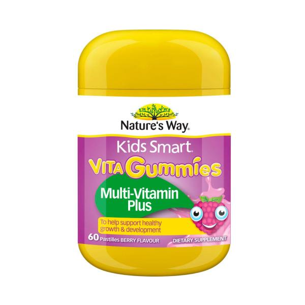 NATURE'S WAY KID SMART VITA GUMMIES MULTI-VITAMIN PLUS 60 PK