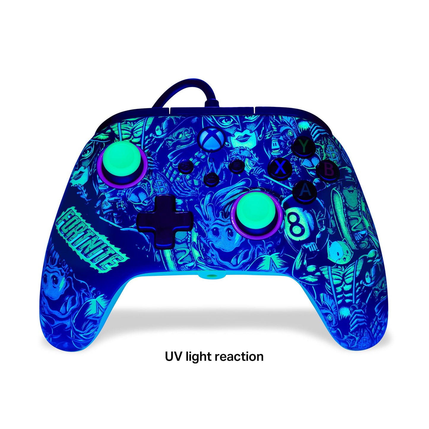 PowerA Advantage Wired Controller for Xbox Series X|S - Fortnite Glow