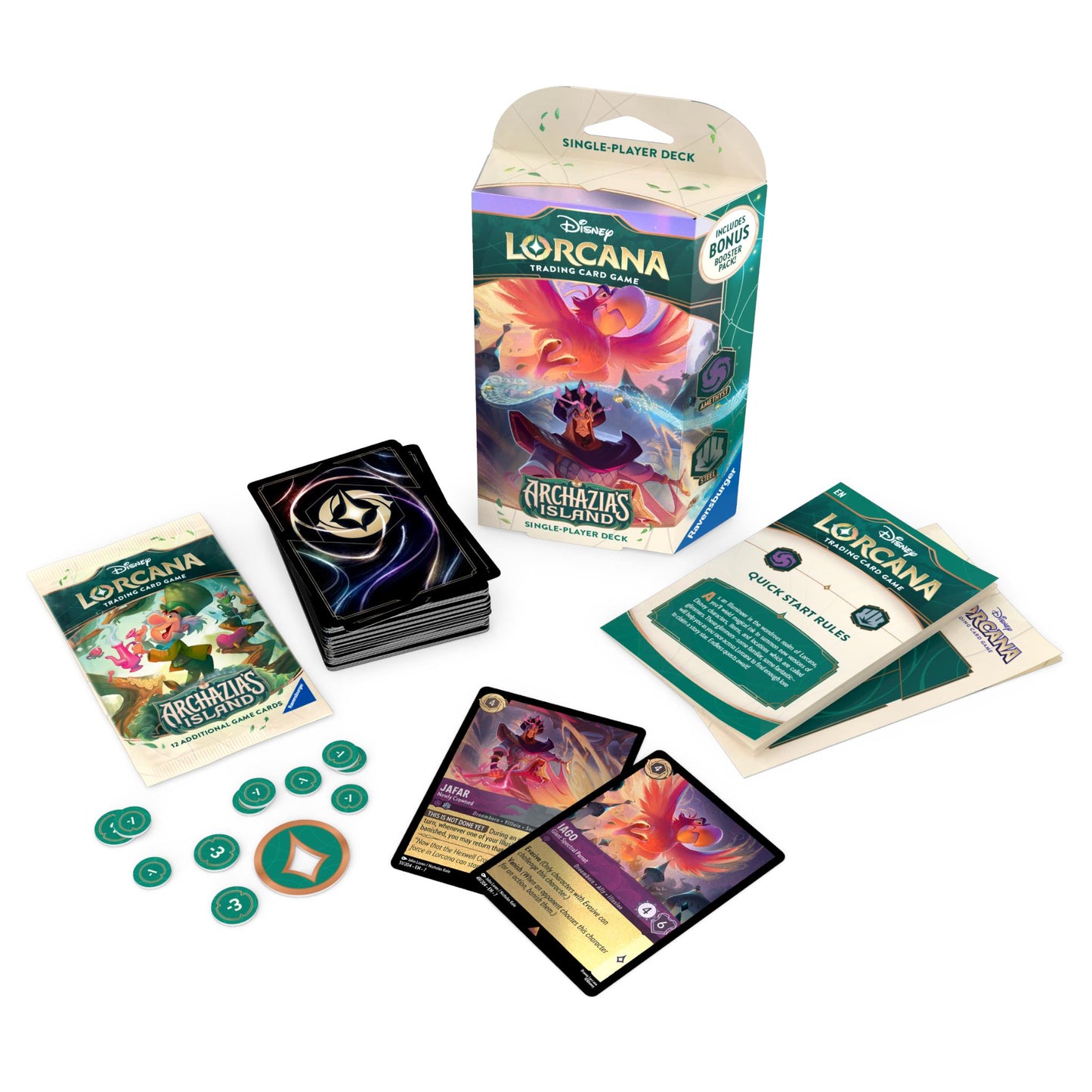 Disney Lorcana Trading Card Game - Archazia's Island Single-Player Deck