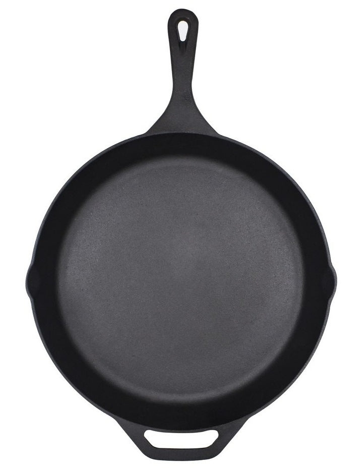 Cast Iron Seasoned Frypan 30cm