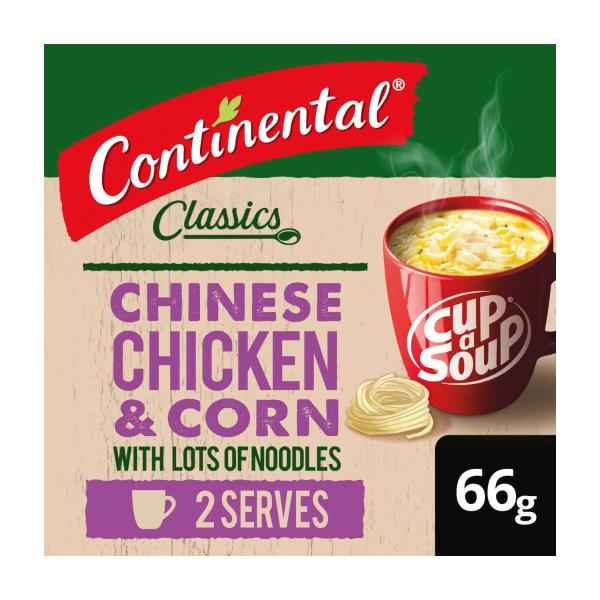 Cup A Soup Chinese Chicken & Corn With Lots of Noodles Serves 2