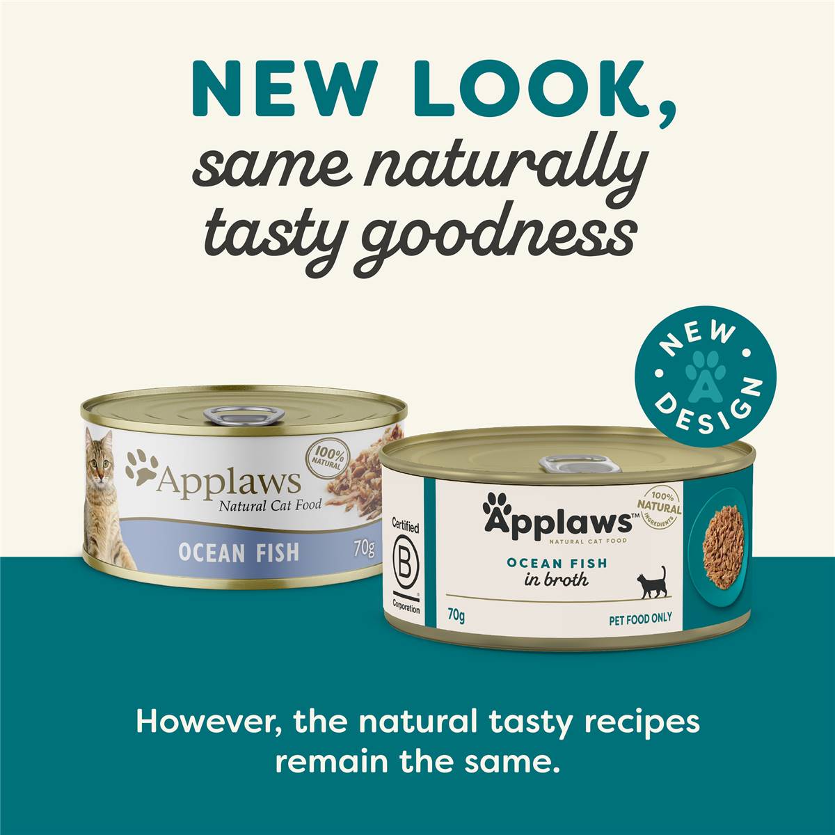 Applaws Cat Food Tins: Ocean Fish 70g
