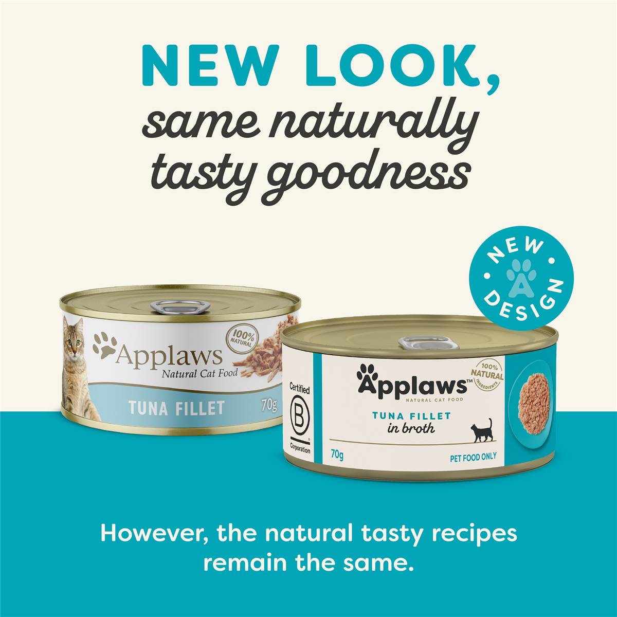 Applaws Cat Food Tuna Fillet Tins 70g