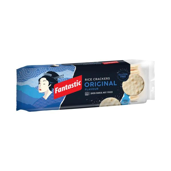 FANTASTIC RICE CRACKERS ORIGINAL 100G